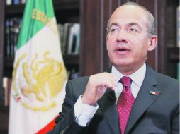 Durante la entrevista, el Mandatario sostuvo que en dentro del PRI hay quienes comparten su estrategia de seguridad.EL UNIVERSAL  /