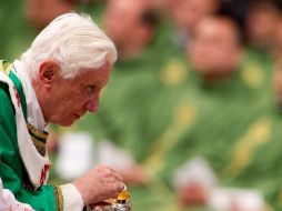 Benedicto XVI subraya que la Iglesia continuará su peregrinación. EFE  /