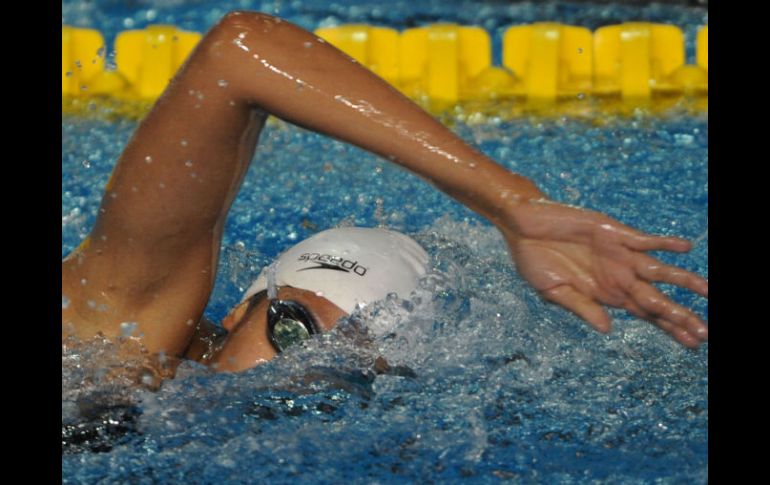 Gillian Ryan durante la competencia. AP  /
