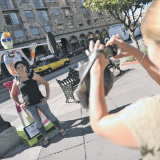 La ciudad y sus múltiples escenografías para la foto