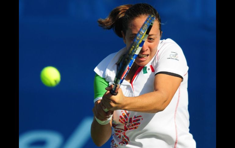 Ximena Hermoso era la última esperanza para México en singles femenil. EFE  /
