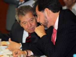 El  diputado del PT Gerardo Fernández Noroña, le gritó a Leoncio Morán del PAN que era un Misógino y un miserable.  /