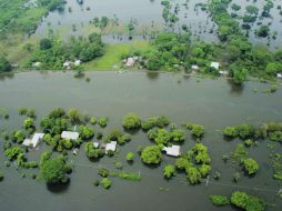 Los daños por el temporal se agravaron al incrementarse la extracción de la presa hidroeléctrica Peñitas. EL UNIVERSAL  /