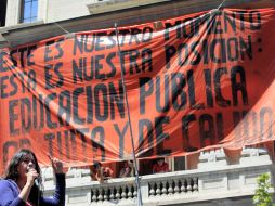 La ministra de Educación de Colombia invitó a los estudiantes a expresar sus propuestas en una mesa de diálogo. EFE  /