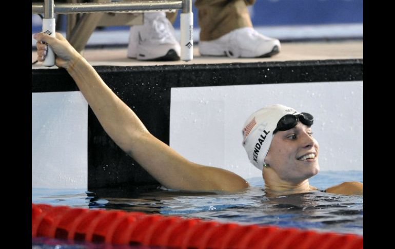 Kendall anota otra presea al medallero estadounidense. EFE  /