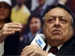 Jose Sulaiman del CMB, durante conferencia de prensa del Ring Telmex 2011.MEXSPORT  /