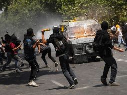 Los mayores daños al sistema de transporte se produjeron el 24 y 25 de agosto pasado. EFE  /