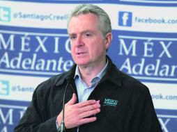 Santiago Creel dice que es un “error político” de su partido el sistema para designar candidatos a diputados y senadores. EL UNIVERSAL  /