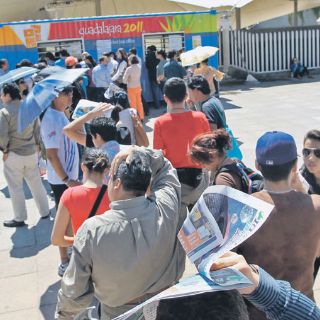 La euforia por conseguir un boleto