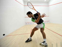 Salazar, durante un entrenamiento previo al torneo. MEXSPORT  /