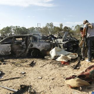 Avión no tripulado estadounidense atacó convoy en Sirte, según militares