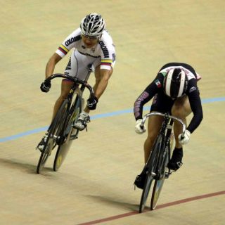 Plata para México en keirin femenil