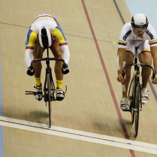 Oro para Colombia en keirin varonil
