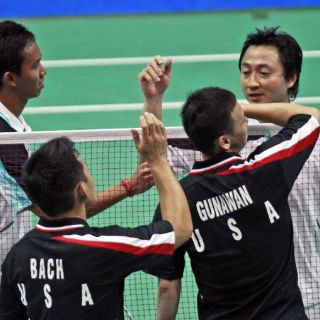 Se queda Canadá con oro en dobles de bádminton