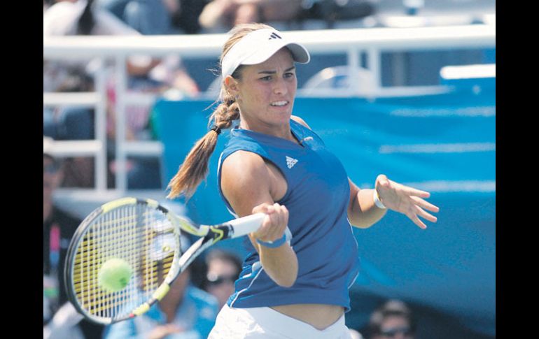 Mónica Puig se convirtió en verdugo de la número uno del torneo panamericano, la estadounidense Christina McHale. MEXSPORT  /
