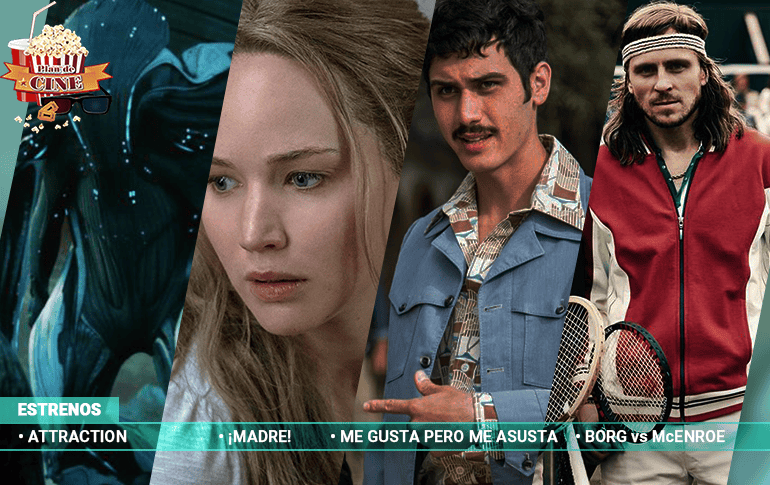 Estos son algunos de los estrenos que llegan a la cartelera este fin de semana.