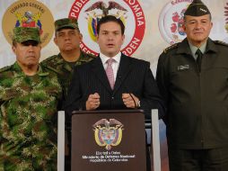 El ministro de Defensa garantizó que el Ejército colombiano seguirá actuando en contra de las FARC. NOTIMEX  /