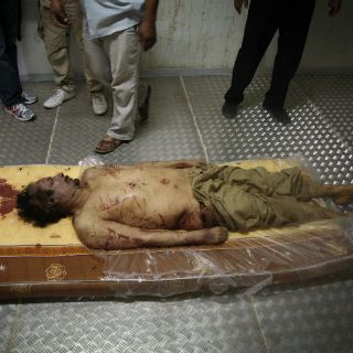 Cadáver de Gadhafi, en el congelador de un centro comercial