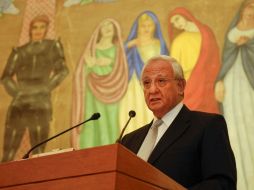 El presidente de SCJN, Juan N. Silva, pidió a la academia que aporte para poder implementar con éxito la reforma de amparo.  /