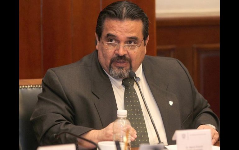 El rector de la UdeG Marco Antonio Cortés Guardado (foto) sostuvo una reunión ayer en Los Pinos con el Presidente de México.  /