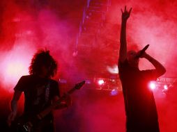 Los temas interpretados por Infected Mushroom lograron revertir la molestia del público luego de que el arranque fuera interrumpido.  /