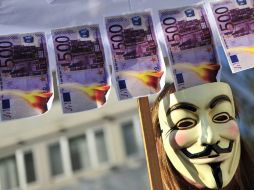 Algunos de los manifestantes acamparon frente a la sede del banco Central Europeo en Fráncfort. EFE  /