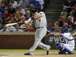 Albert Pujols conectó tres jonrones que enfilaron a San Luis hacia la victoria. EFE  /