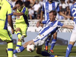 Los últimos minutos del partido por lo menos tuvieron mayor intensidad. EFE  /