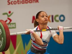 Burgos, durante la competencia. AFP  /