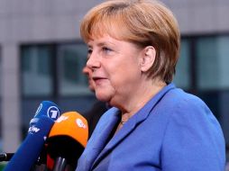 Merkel, venía advirtiendo en la antesala de las cumbres de la UE y de la eurozona que no se podía esperar un acuerdo este domingo. EFE  /