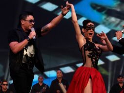 Lolita Cortés se conmovió mucho con los detalles de la producción. EL UNIVERSAL  /