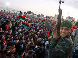 El Consejo Nacional de Transición proclamó oficialmente la liberación total de la tierra de Libia. REUTERS  /