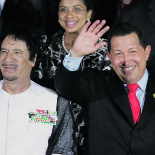 Castro, Chávez y Ortega, los amigos de Gadhafi en América Latina
