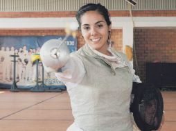 La jalisciense Nataly Michel es parte del equipo mexicano de 18 esgrimistas que se presenta en Guadalajara 2011.  /