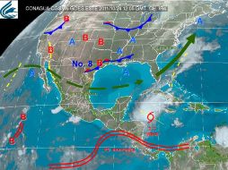 a tormenta tropical Rina se intensificará y convertirá en huracán en su camino hacia la Península de Yucatán. NOTIMEX  /