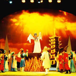 Espectáculo chino se presenta en el Cervantino