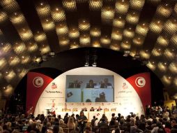 Los primeros resultados confirmados muestran que Ennahda, partido de los islamistas moderados,  ha obtenido el primer lugar. EFE  /