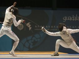 Kiefer (i) y Michel (d) durante el combate. AFP  /