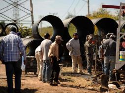 Destacan que desde su construcción el Acueducto Guadalajara-Chapala nunca había tenido una fisura. ARCHIVO  /