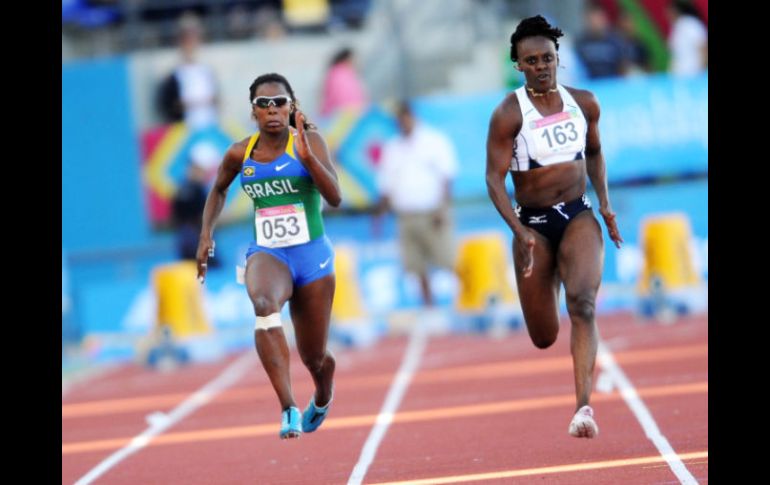 La brasileña tomó la delantera en la prueba desde el principio. AFP  /