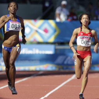 En espera de la más rápida de los 400 metros planos