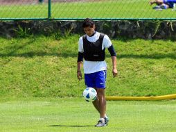 Alejandro Vela durante un entrenamiento con su equipo durante la jornada pasada del Clausura. MEXSPORT  /