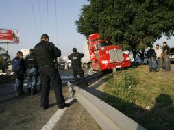 Los cinco fueron detenidos el 20 de octubre, tras un enfrentamiento con la policía, tras intentar robar un trailer. ARCHIVO  /