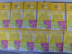 Cuando lo capturaron, el detenido traía 12 boletos que intentaba vender.  /