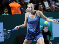 La tenista rusa, que viene de recuperarse de una lesión, perdió por errores no forzados. AFP  /