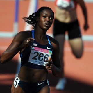 Oro para EU en 100 metros vallas femenil