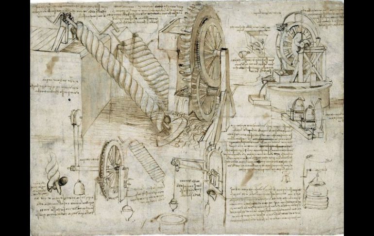 Visionario, Leonardo creó mecanismos acordes a la tecnología disponible en su momento. EFE  /