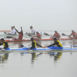 Cuba gana oro en el kayak para 4