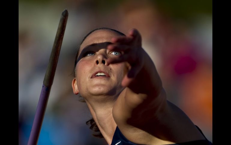 Alicia Deshasier se coronó en la disciplina. AFP  /