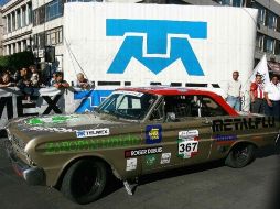Tomás López durante el día 6 de la Carrera Panamericana. MEXSPORT  /